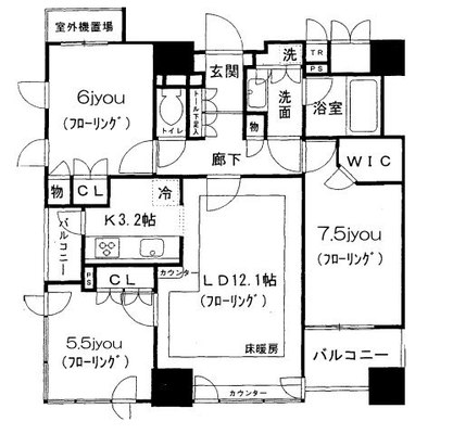 東京都文京区音羽１丁目 賃貸マンション 3LDK