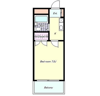 東京都豊島区南大塚1丁目 賃貸マンション 1K
