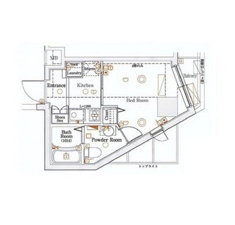 東京都文京区小石川３丁目 賃貸マンション 1K