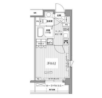 東京都文京区小日向４丁目 賃貸マンション 1K