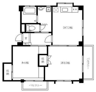 東京都文京区関口３丁目 賃貸マンション 2DK