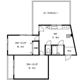 東京都文京区小日向４丁目 賃貸マンション 2DK