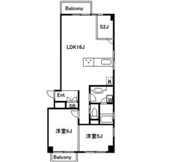 東京都文京区小石川３丁目 賃貸マンション 2LDK