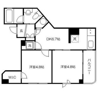 東京都文京区水道１丁目 賃貸マンション 2DK