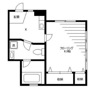 東京都文京区目白台２丁目 賃貸マンション 1K