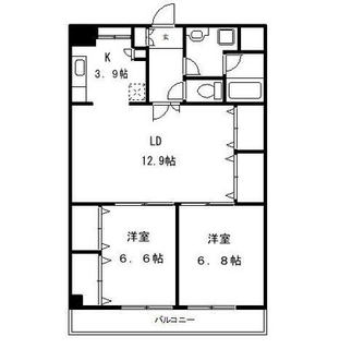 東京都新宿区西早稲田３丁目 賃貸マンション 2LDK